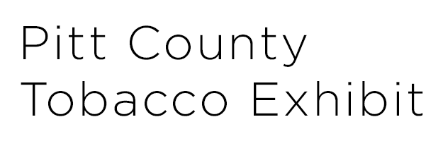 Pitt County Tobacco Exhibit wordmark