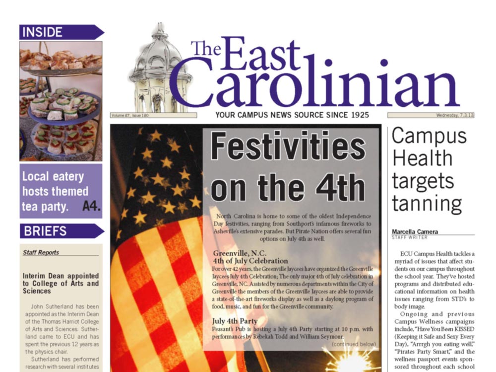 The East Carolinian, July 3, 2013
